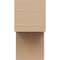 Ekena Millwork 5"W x 5"D x 10"H Wide Chapel Hill Rough Cedar Woodgrain TimberThane Corbel, Primed Tan CORUR05X05X10CHPRCPR - alternate 5